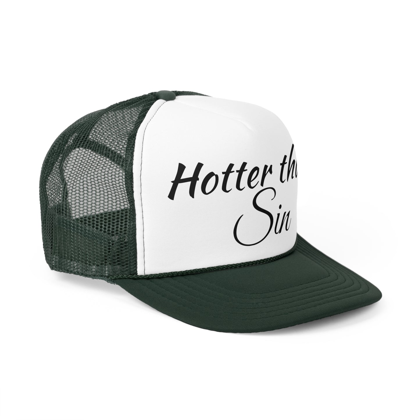 Funny Trucker Cap - Hotter than Sin