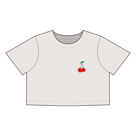 Women's Heavy Faded Crop Tee