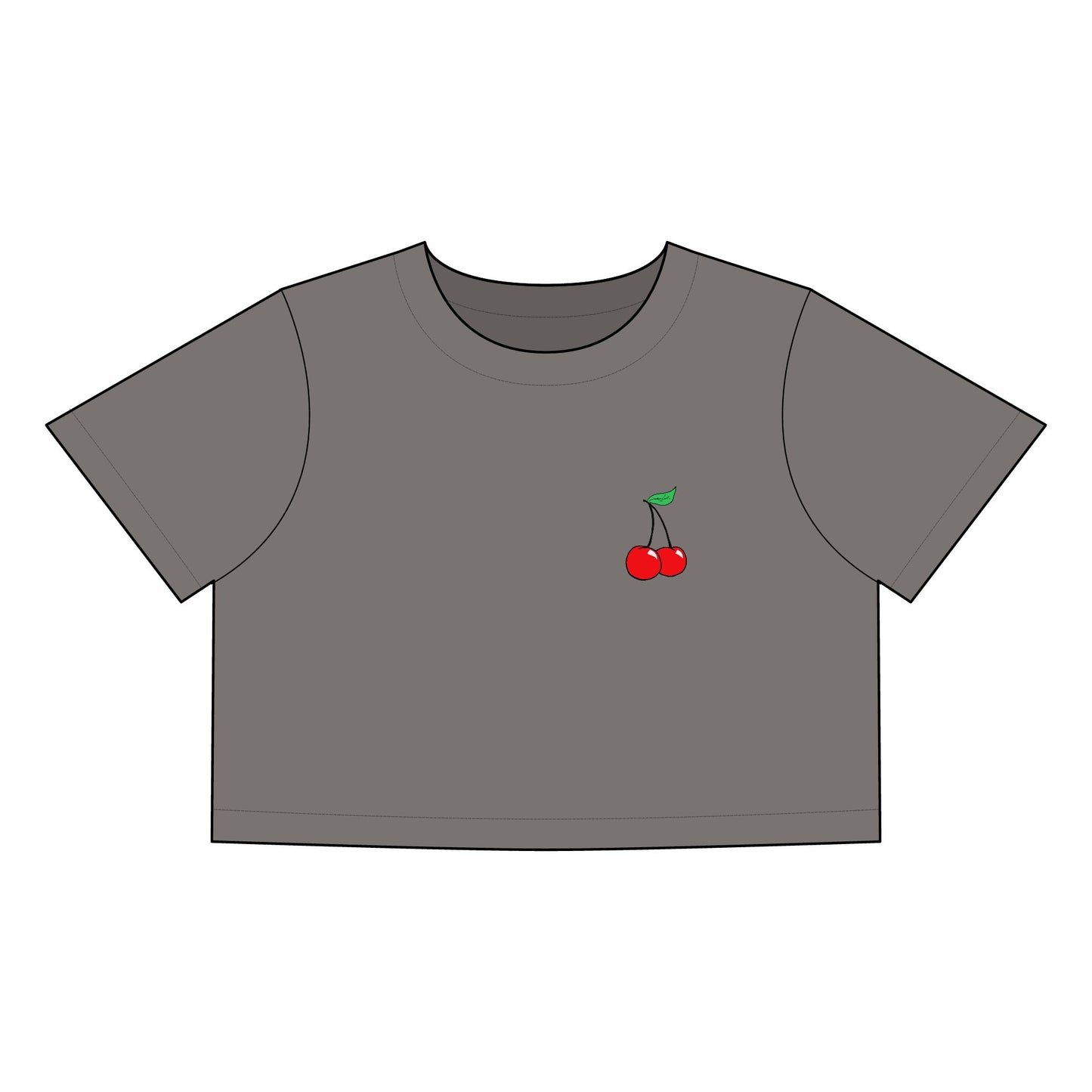 Women's Heavy Faded Crop Tee