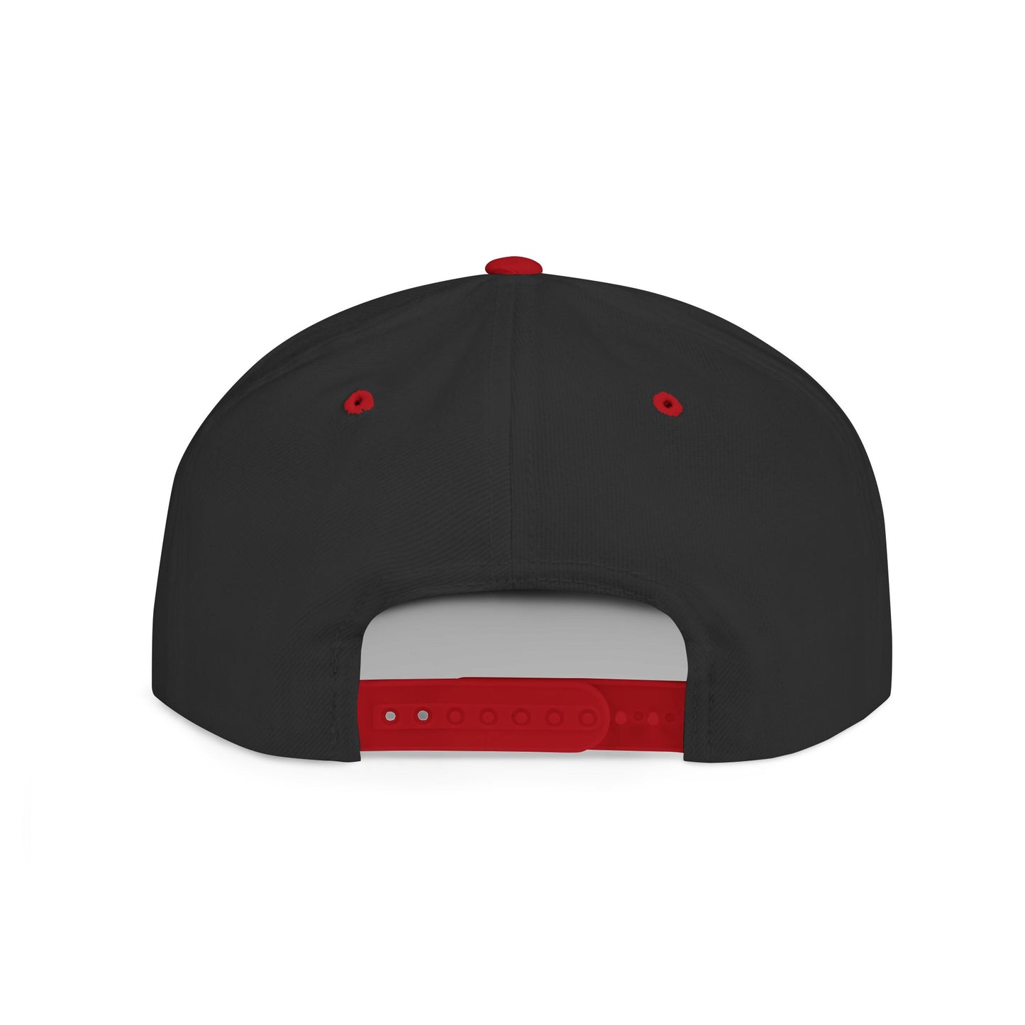 Trendy Flat Bill Snapback Hat with No Puffin Design