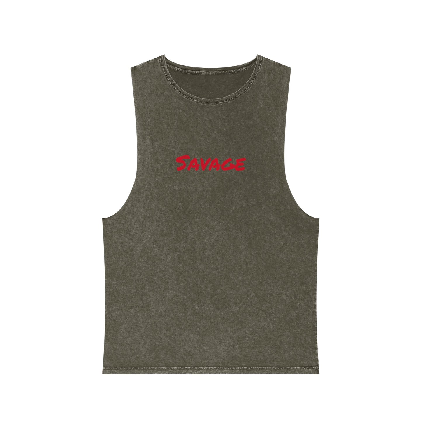 Savage Stonewash Tank Top