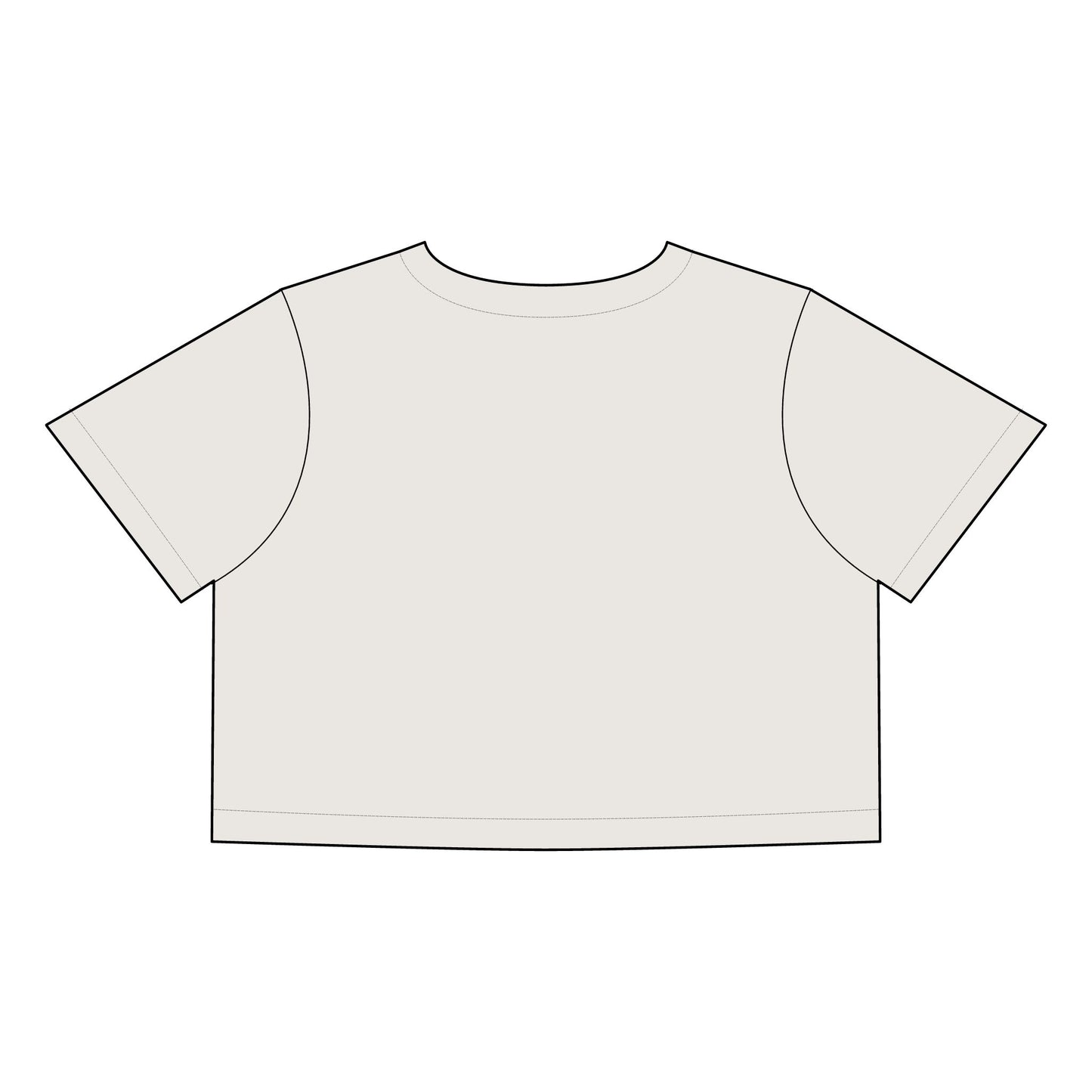 Women's Heavy Faded Crop Tee