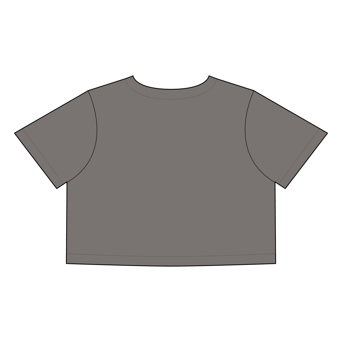 Women's Heavy Faded Crop Tee