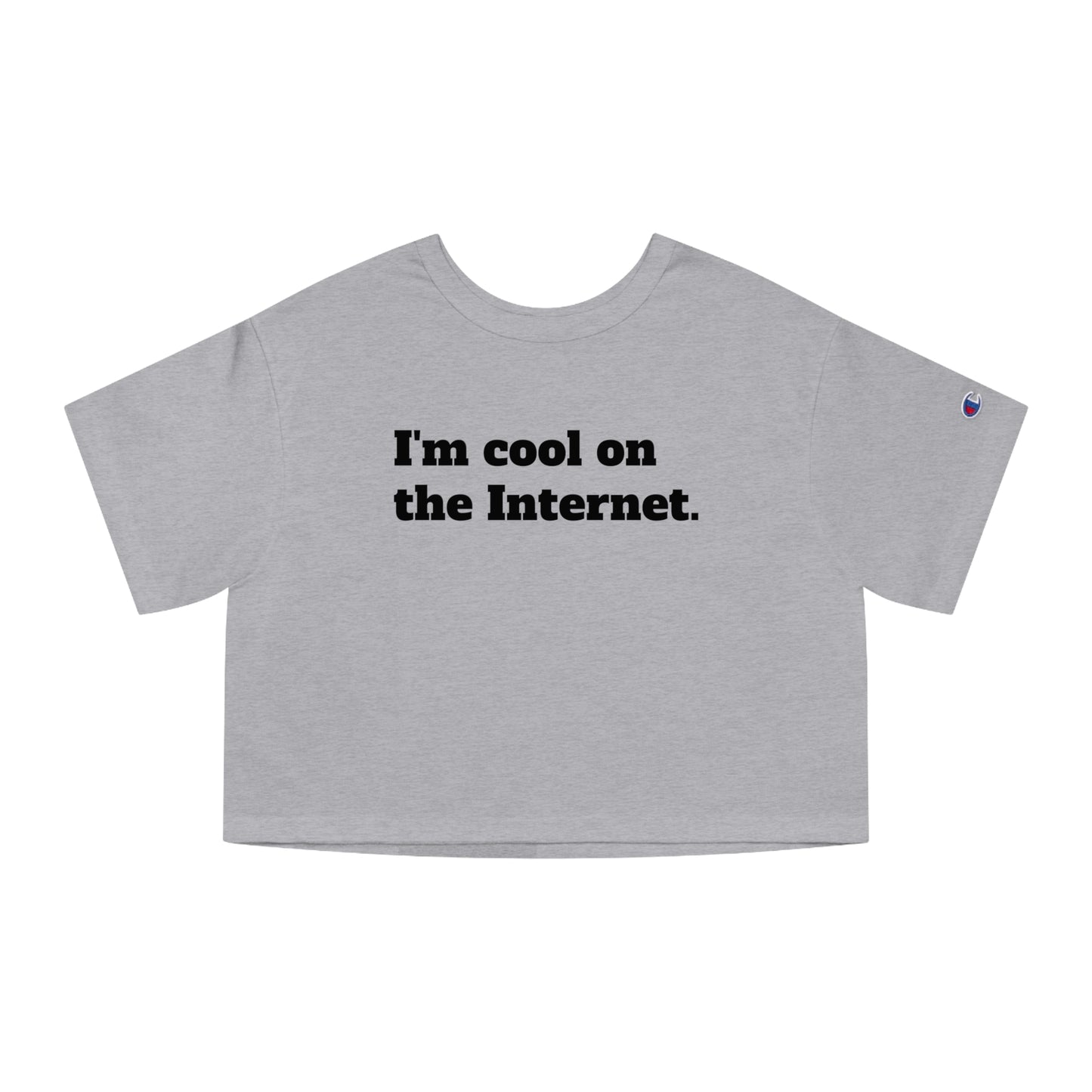 Champion Women's Heritage Cropped T-Shirt funny tee