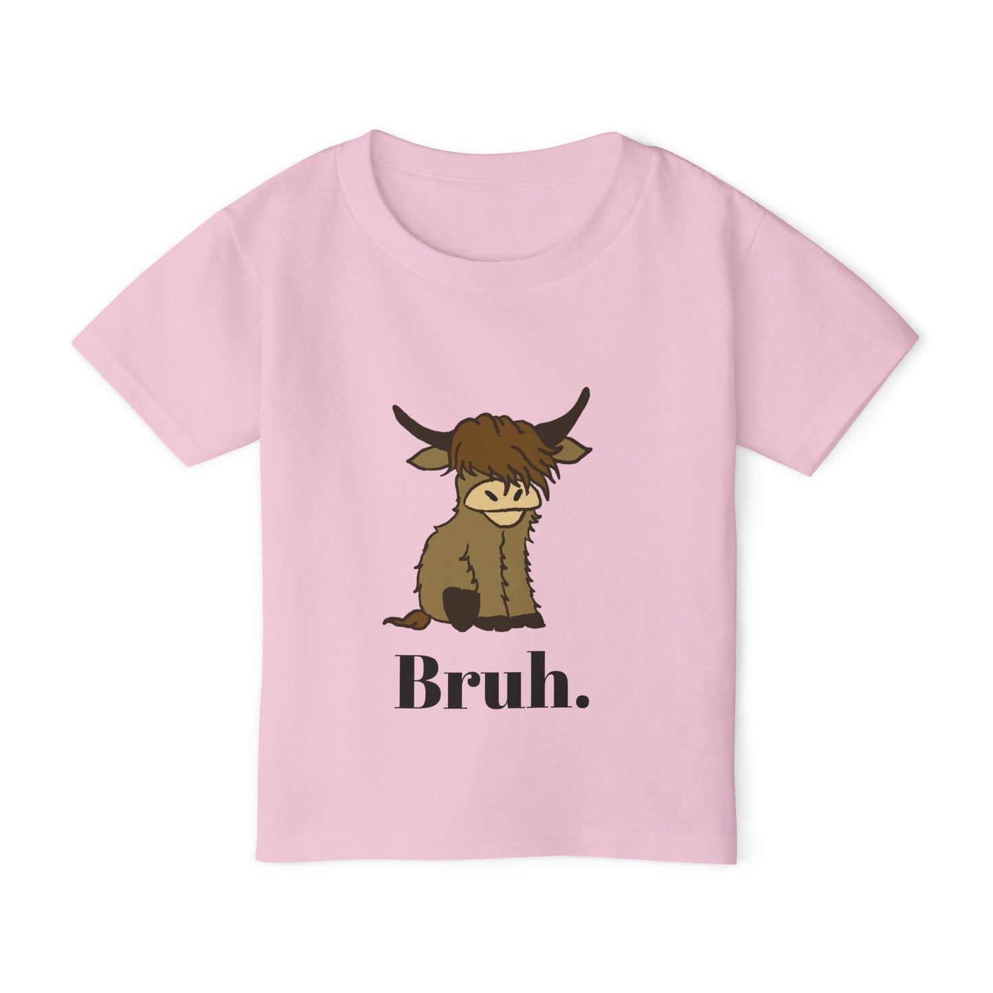 Heavy Cotton™ Toddler T-shirt bruh highland cow tshirt