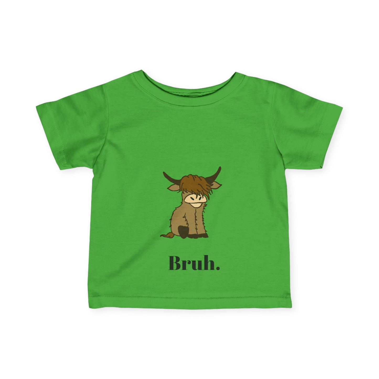 Funny Infant Tee "Bruh" - Cute Baby Shirt for Kids