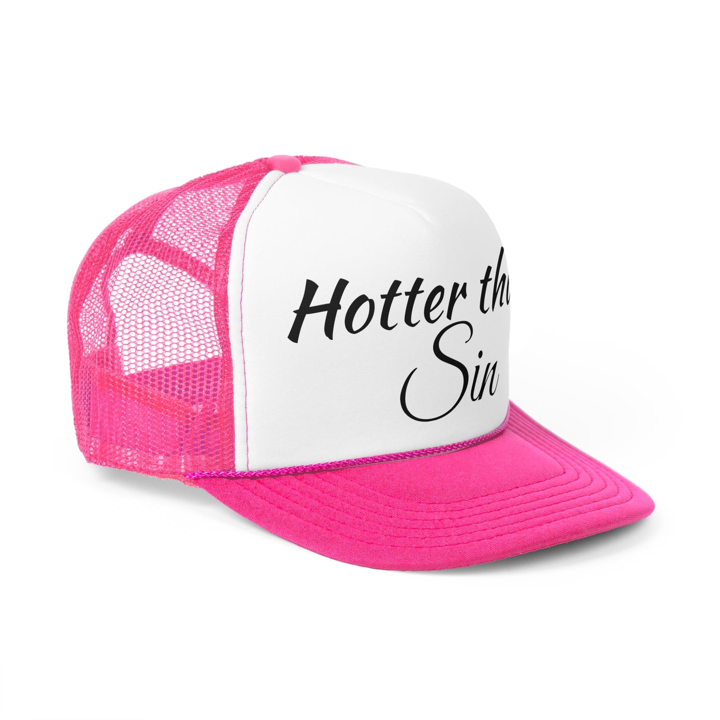 Funny Trucker Cap - Hotter than Sin