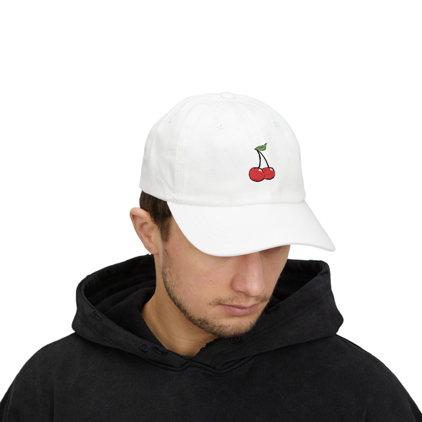 In my cherry era-classic dad cap with cherry twist