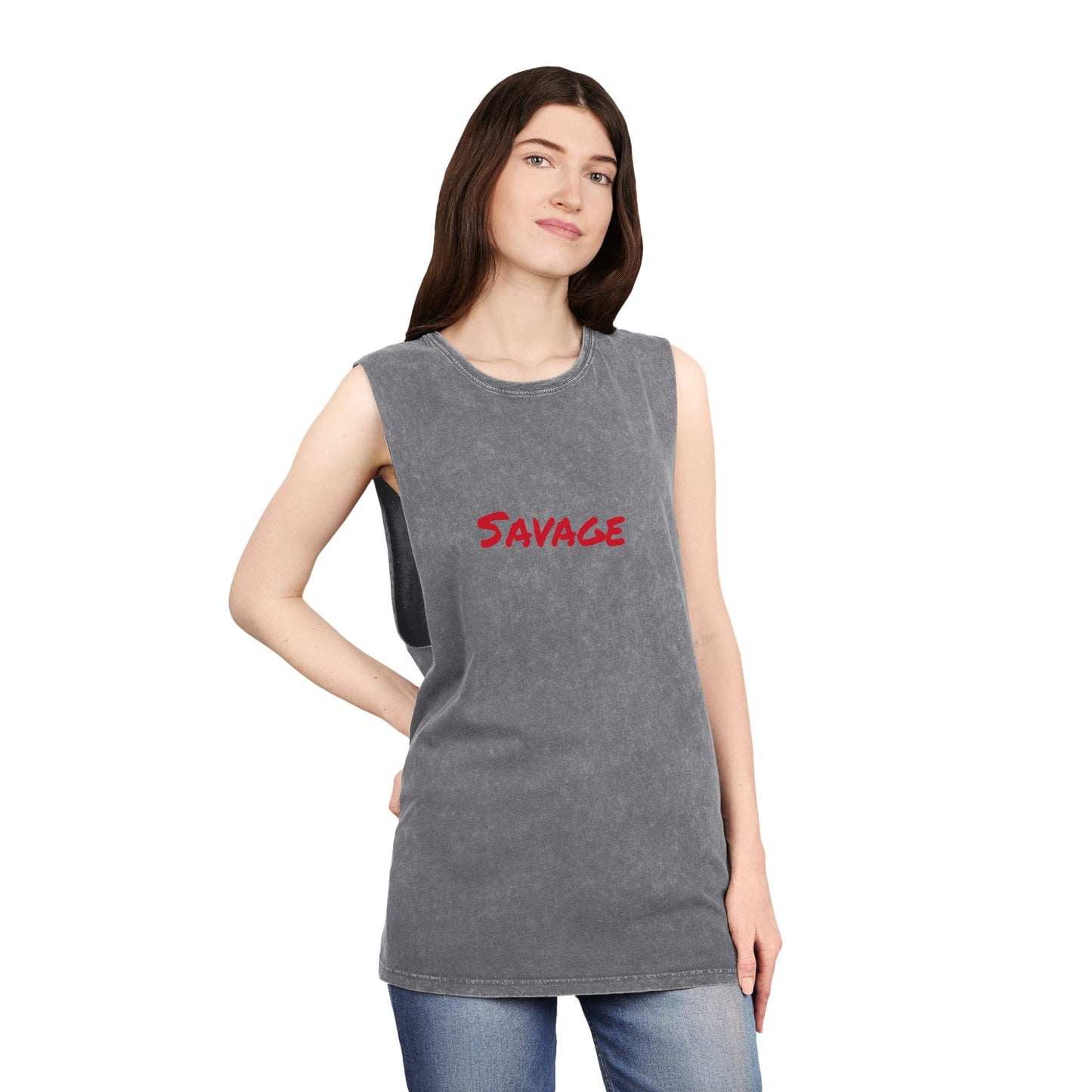 Savage Stonewash Tank Top