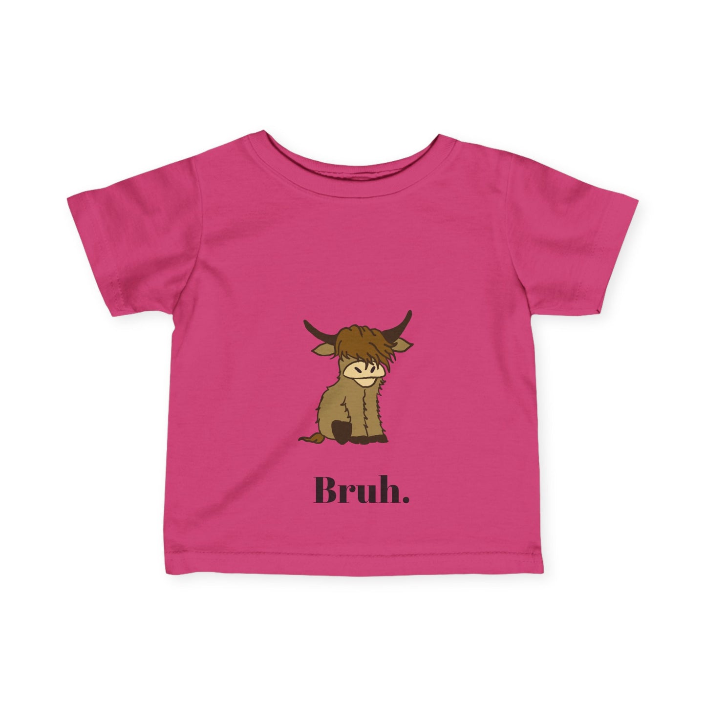 Funny Infant Tee "Bruh" - Cute Baby Shirt for Kids