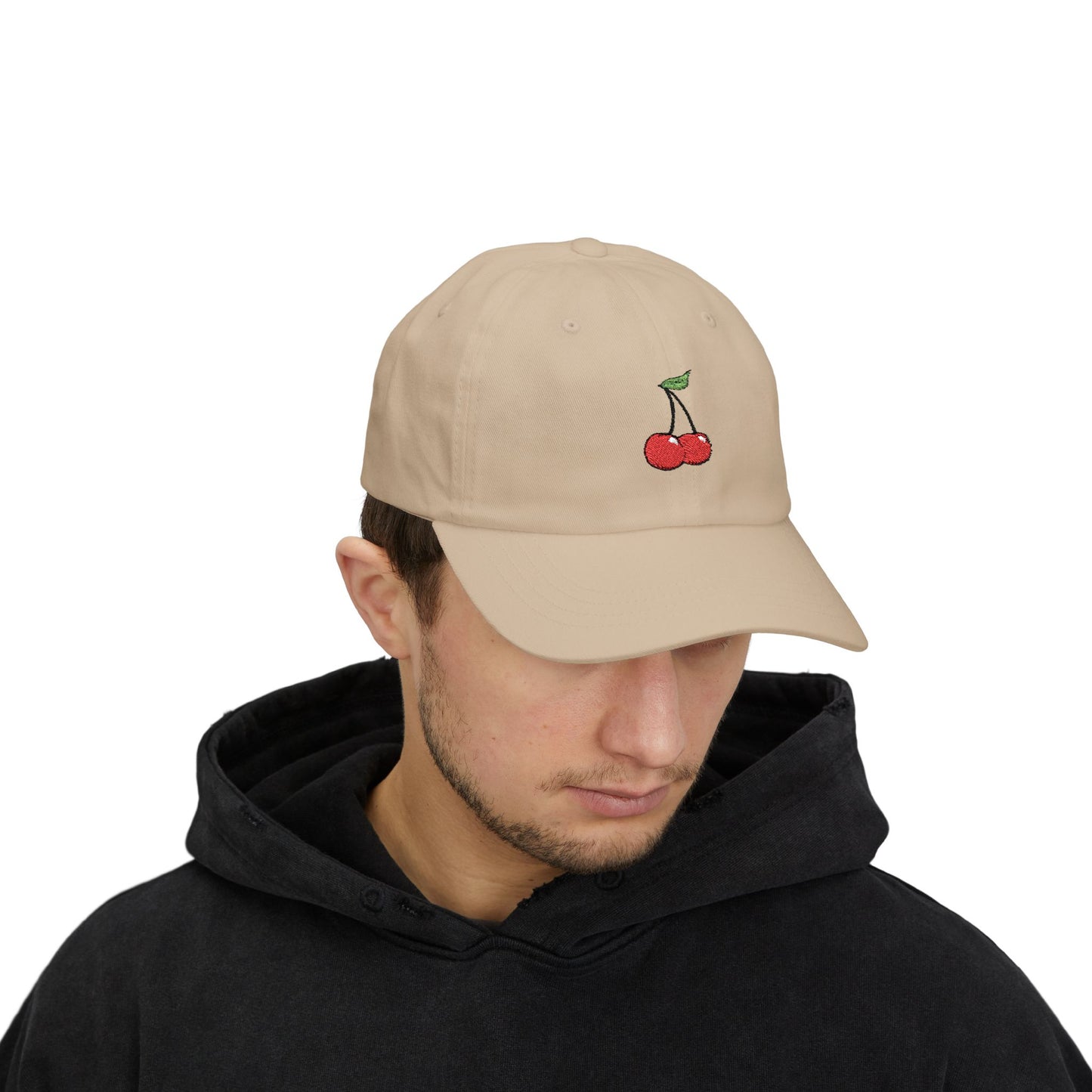 In my cherry era-classic dad cap with cherry twist
