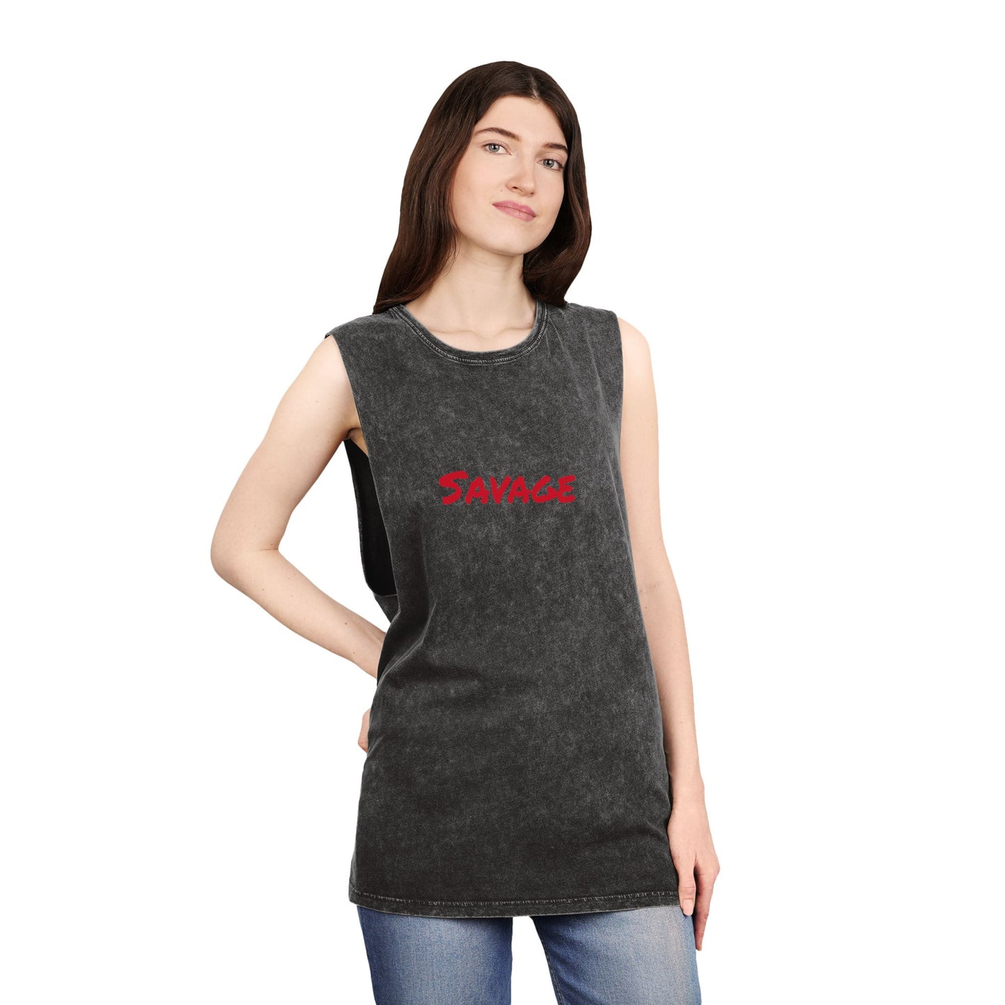 Savage Stonewash Tank Top