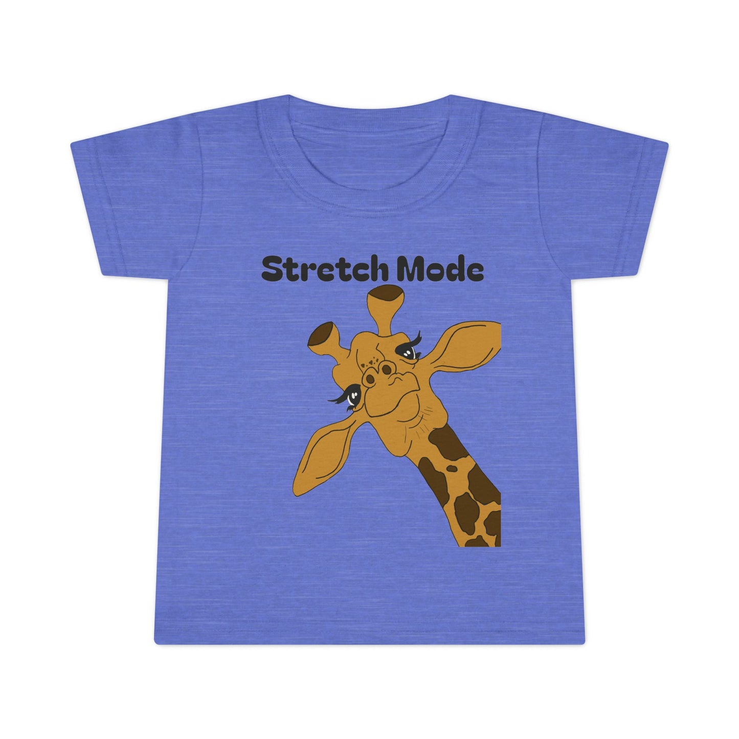 Cute Toddler T-Shirt - 'Stretch Mode' Giraffe Design
