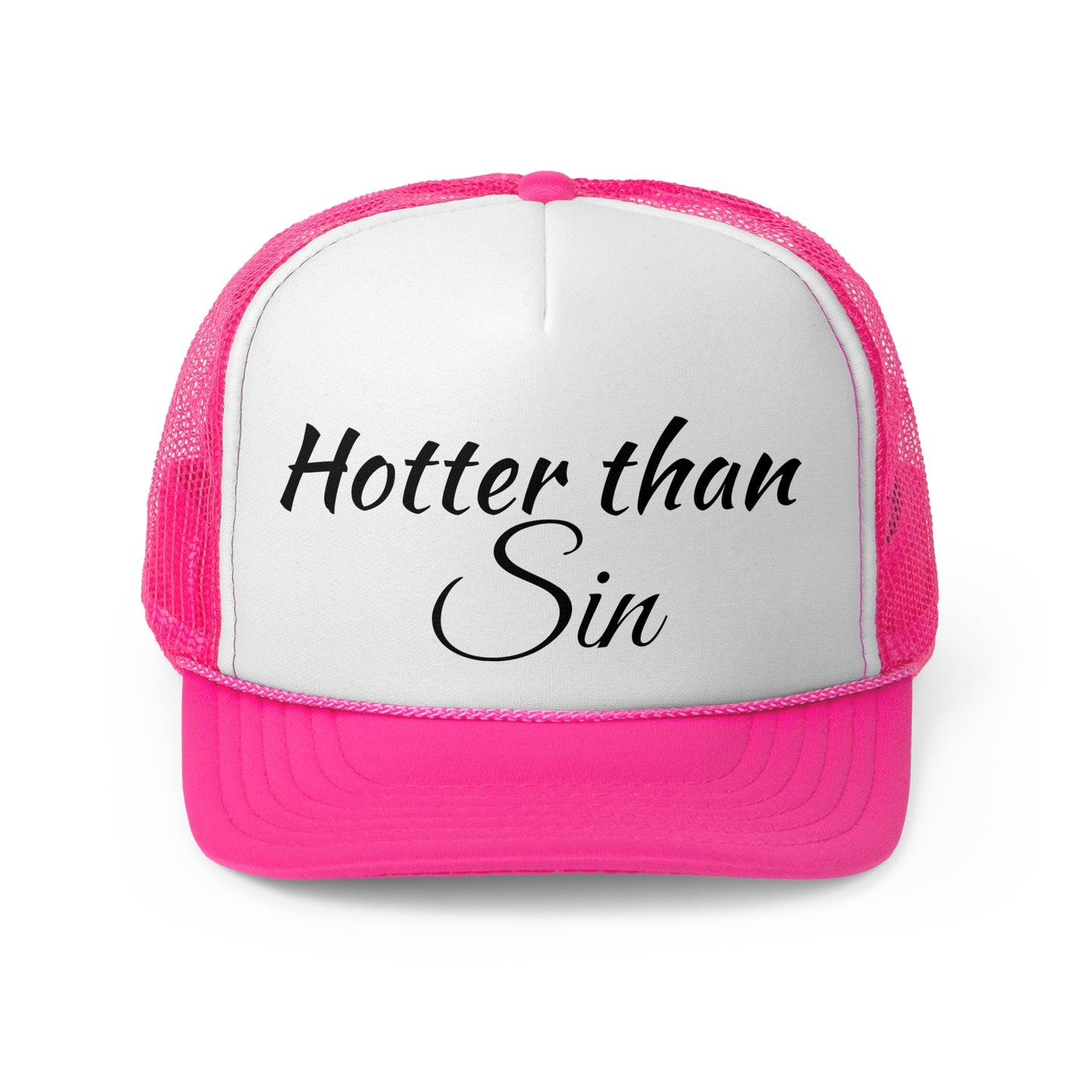 Funny Trucker Cap - Hotter than Sin