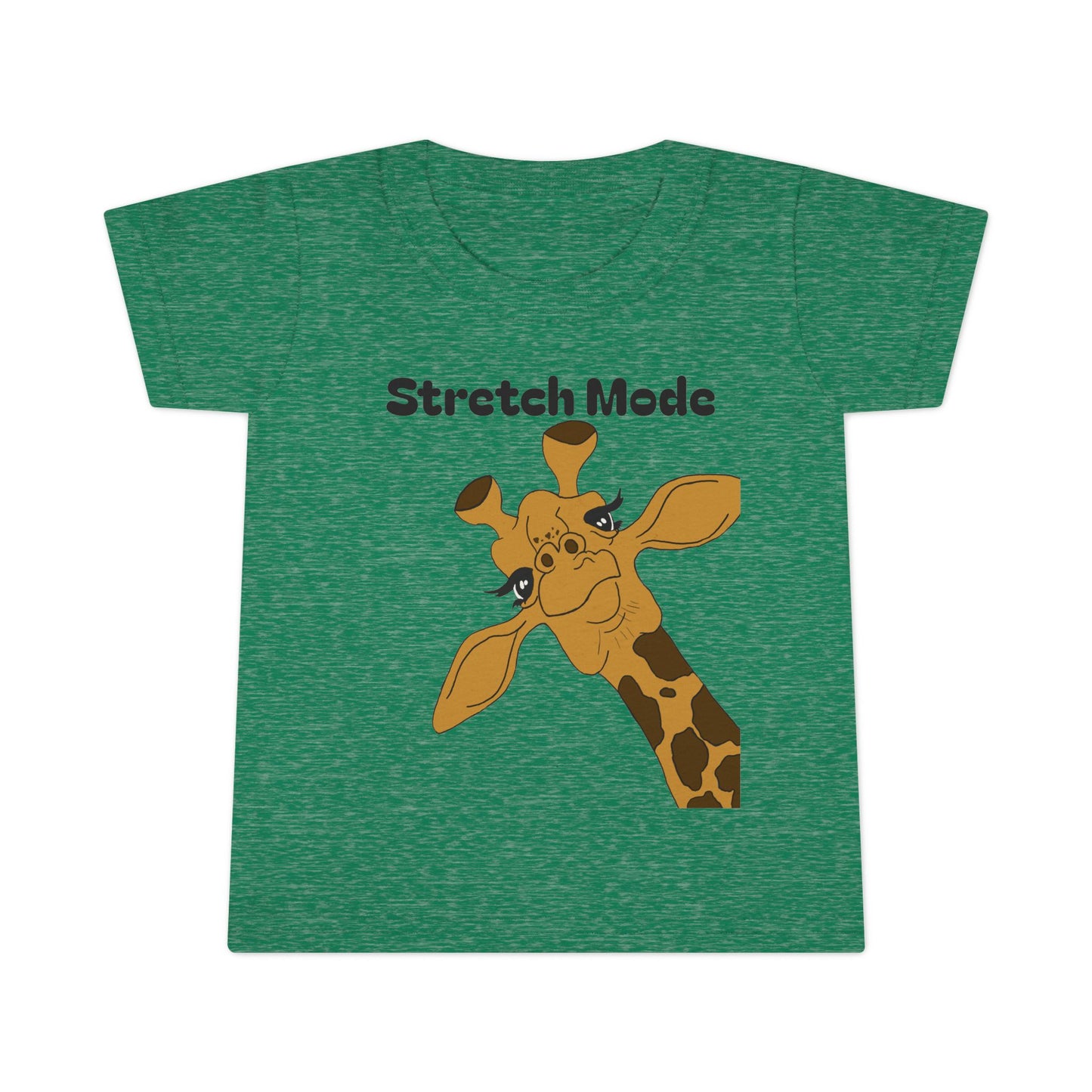 Cute Toddler T-Shirt - 'Stretch Mode' Giraffe Design