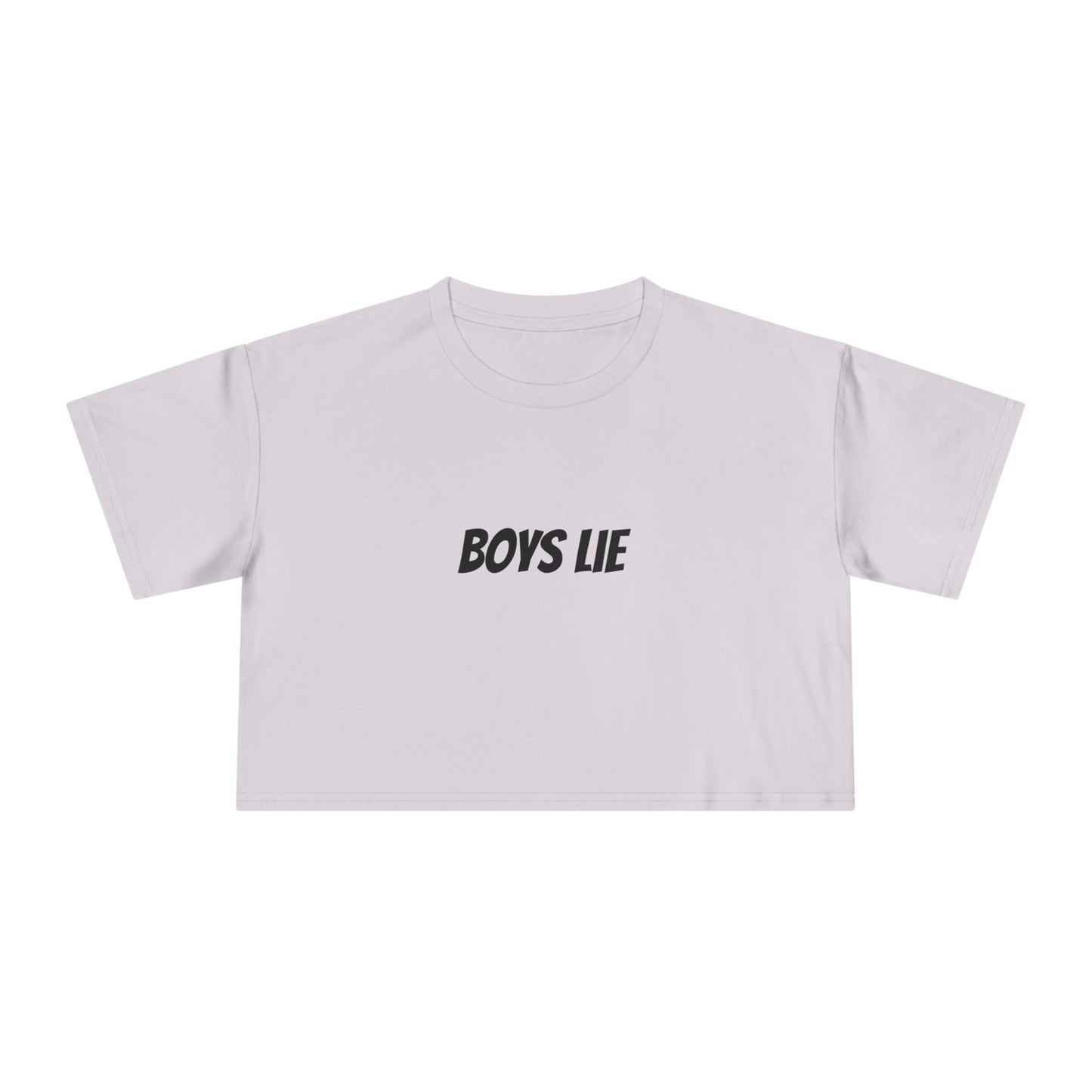 Cropped Tee - Boys Lie Design
