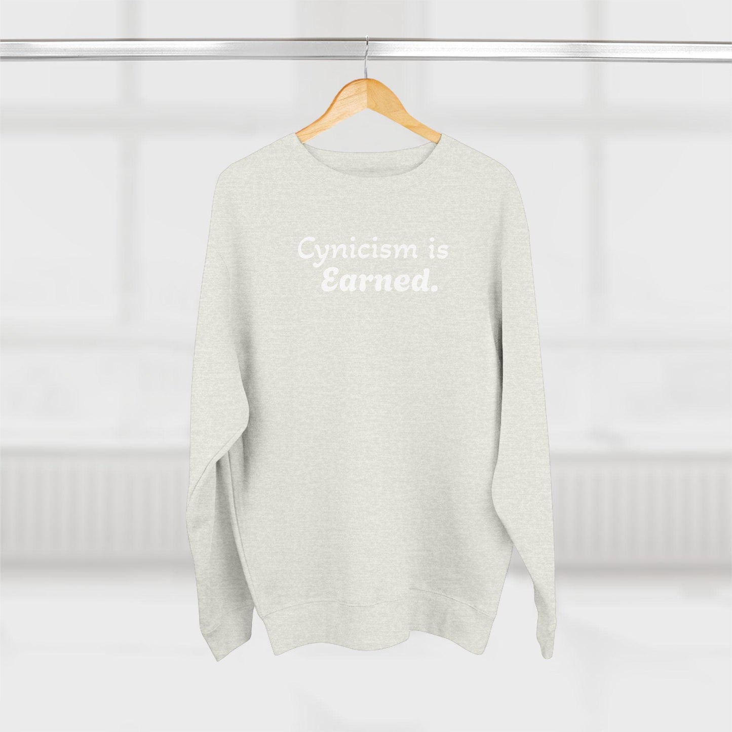 Unisex Crewneck Sweatshirt, opinionated, rizz, custom, festival