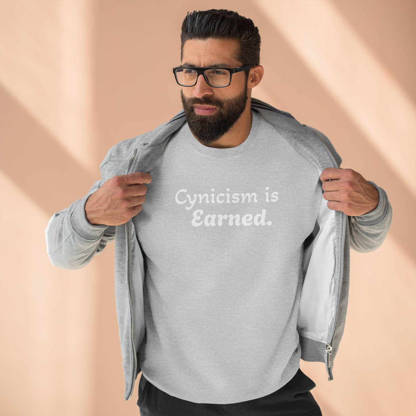 Unisex Crewneck Sweatshirt, opinionated, rizz, custom, festival