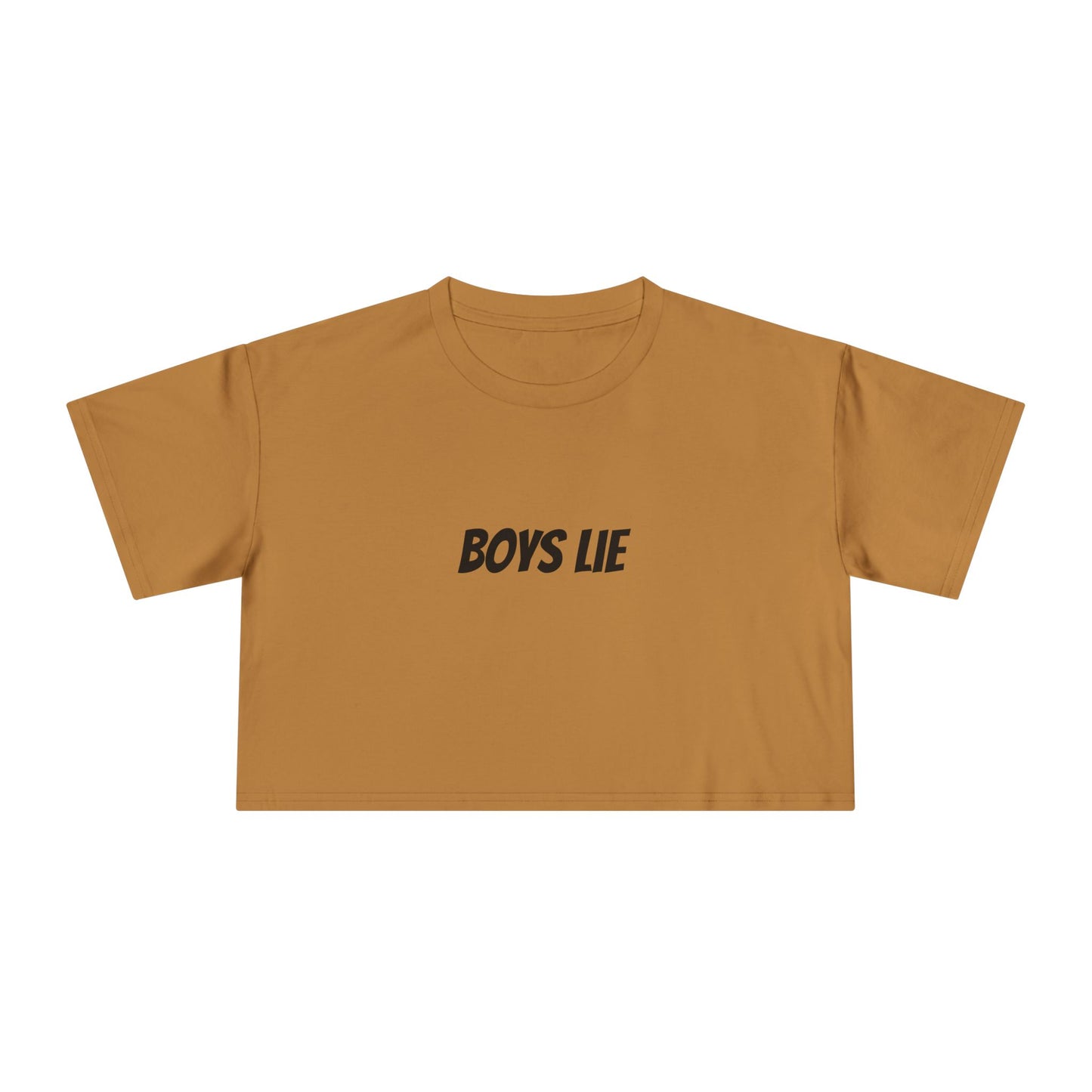 Cropped Tee - Boys Lie Design