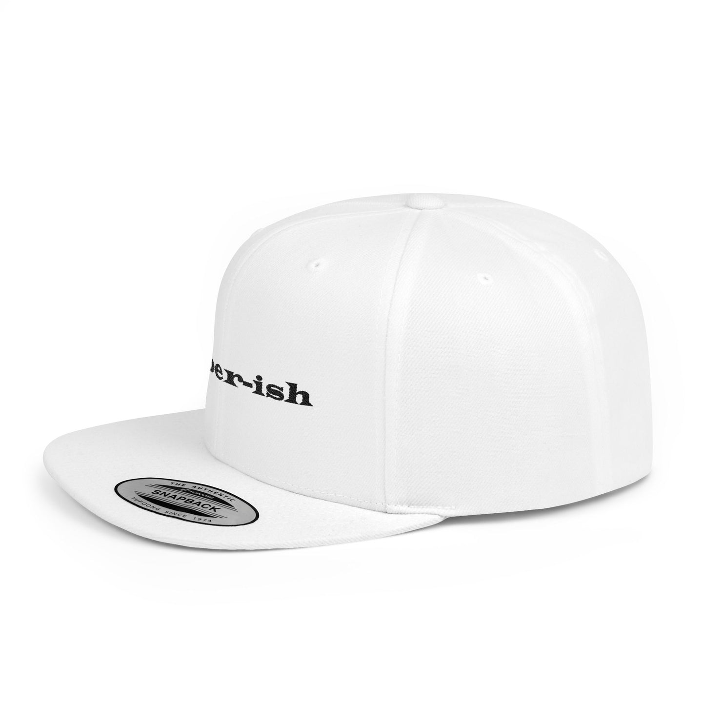 Sober-ish Flat Bill Snapback Hat - Trendy Casual Cap for Everyday Wear