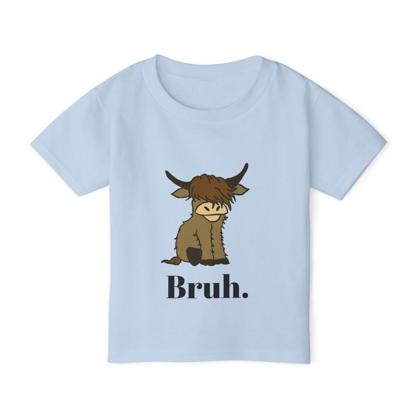 Heavy Cotton™ Toddler T-shirt bruh highland cow tshirt