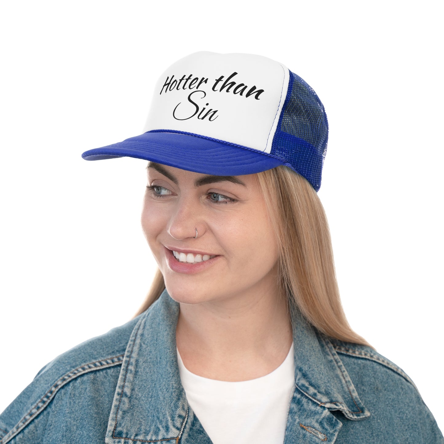 Funny Trucker Cap - Hotter than Sin