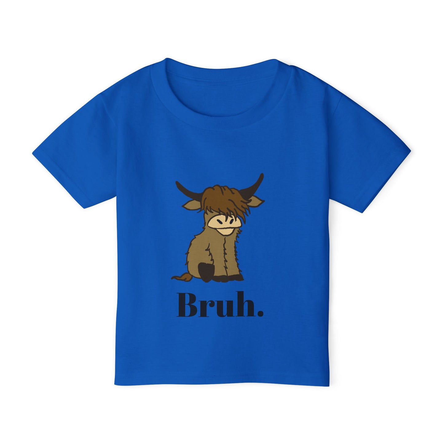 Heavy Cotton™ Toddler T-shirt bruh highland cow tshirt