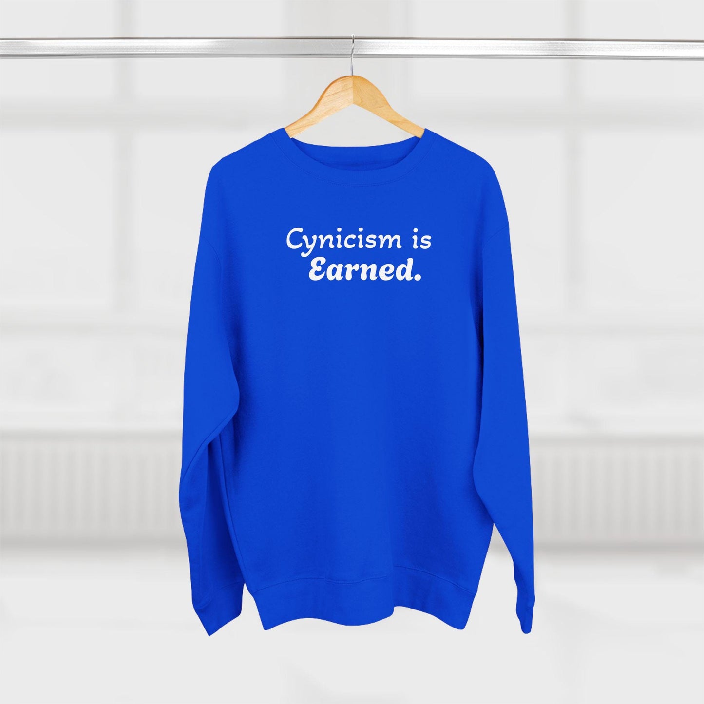 Unisex Crewneck Sweatshirt, opinionated, rizz, custom, festival