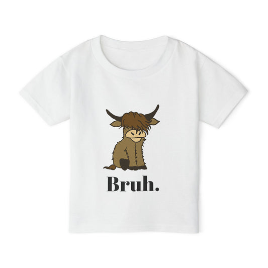 Heavy Cotton™ Toddler T-shirt bruh highland cow tshirt