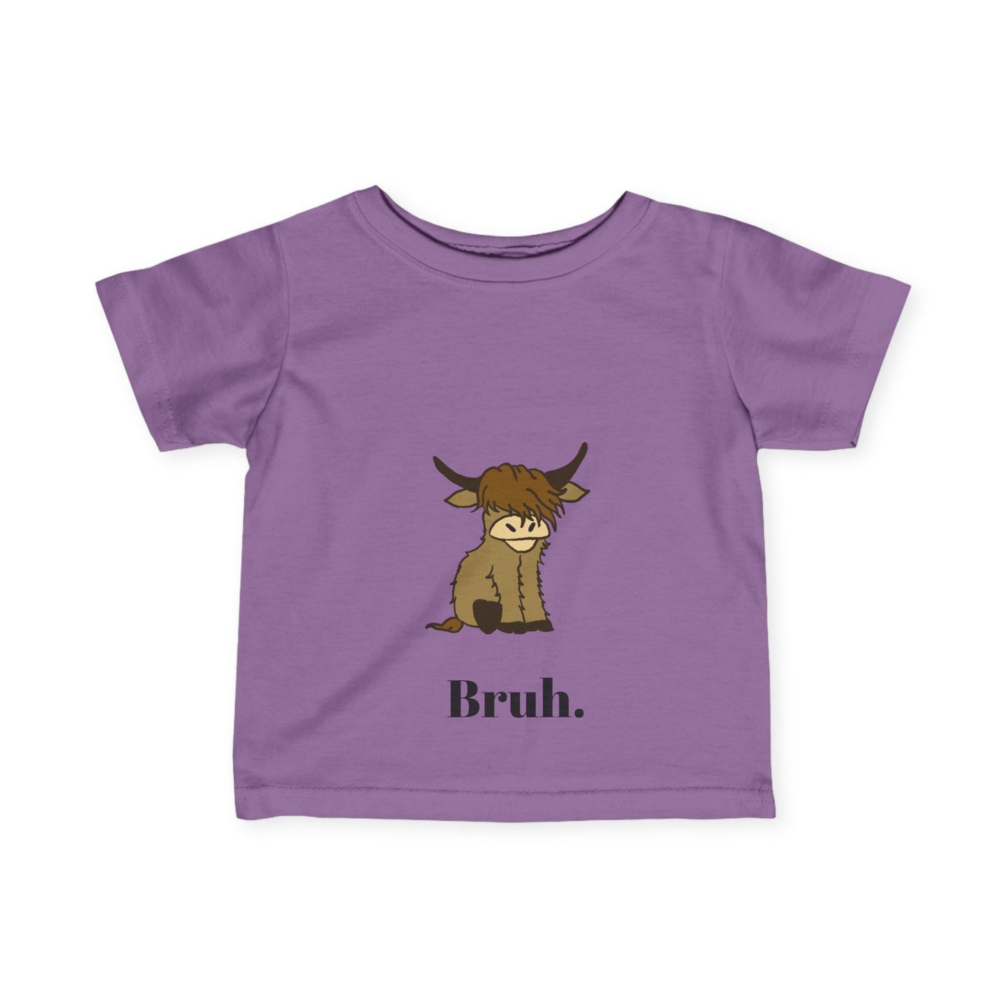 Funny Infant Tee "Bruh" - Cute Baby Shirt for Kids